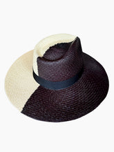 Load image into Gallery viewer, YingYang Black & Natural Hat