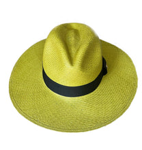 Load image into Gallery viewer, Del Mar Olive Green Straw Hat