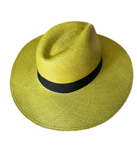 Load image into Gallery viewer, Del Mar Olive Green Straw Hat
