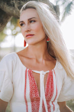 Load image into Gallery viewer, Raices Collection Embroidered Short Dress