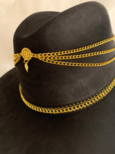 Load image into Gallery viewer, Mandala Black Suede Hat