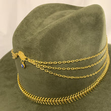 Load image into Gallery viewer, Mandala Green Suede Hat