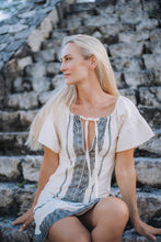 Load image into Gallery viewer, Raices Collection Embroidered Short Dress