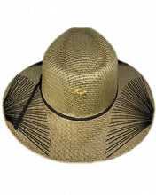 Load image into Gallery viewer, Neutral Green Black Fan Hat