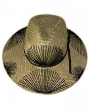 Load image into Gallery viewer, Neutral Green Black Fan Hat