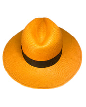 Load image into Gallery viewer, Del Mar Tropical Orange Straw Hat