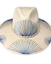 Load image into Gallery viewer, Metallic Blue Fan Hat