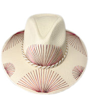 Load image into Gallery viewer, Metallic Red/Purple Fan Hat