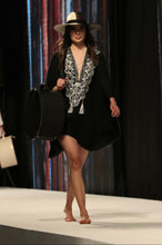 Load image into Gallery viewer, YingYang Black & Natural Hat