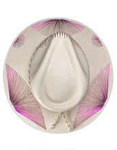 Load image into Gallery viewer, Metallic Purple/Pink Fan Hat