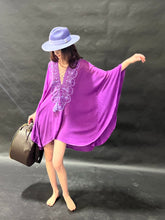 Load image into Gallery viewer, Del Mar Lavander Straw Hat