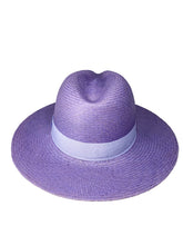 Load image into Gallery viewer, Del Mar Lavander Straw Hat