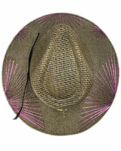 Load image into Gallery viewer, Neutral Green Purple Fan Hat