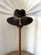 Load image into Gallery viewer, Golden Chains Suede Black