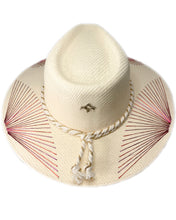 Load image into Gallery viewer, Metallic Red/Purple Fan Hat