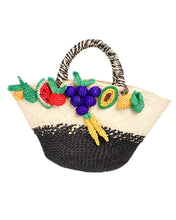 Load image into Gallery viewer, Mini Toquilla Straw Fruit Bag