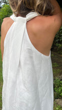 Load image into Gallery viewer, 100% Turkish Linen White Dress
