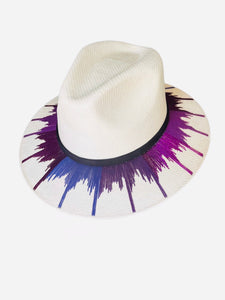 Degradé Embroidered Purple/Lilac Hat