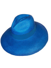 Load image into Gallery viewer, Del Mar Chiffon Royal Blue Hat
