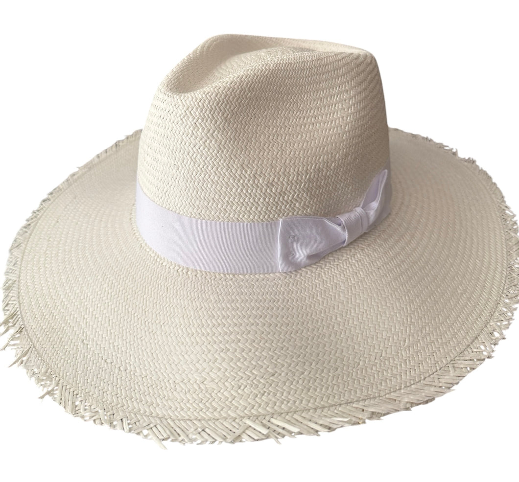 Del Mar Ivory Straw Hat
