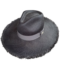 Load image into Gallery viewer, Del Mar Midnight Straw Hat
