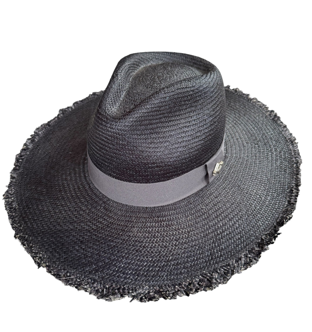 Del Mar Midnight Straw Hat