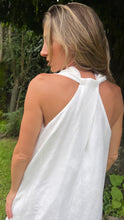 Load image into Gallery viewer, 100% Turkish Linen White Dress
