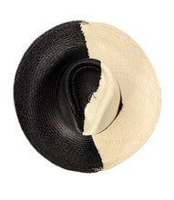 Load image into Gallery viewer, YingYang Black &amp; Natural Hat
