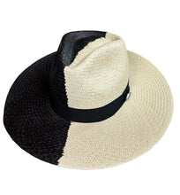Load image into Gallery viewer, YingYang Black &amp; Natural Hat
