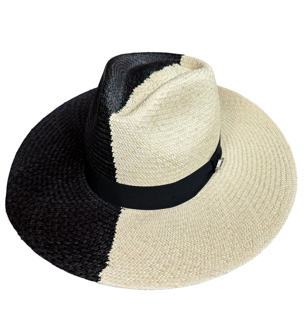 YingYang Black & Natural Hat