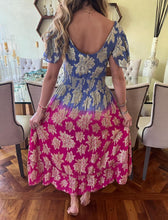 Load image into Gallery viewer, Metallic Rainbow Multicolor Short Sleeves Dress
