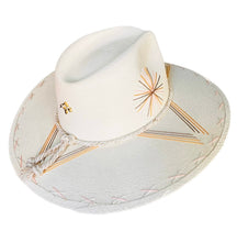 Load image into Gallery viewer, La Paz Hand Embroidered Palm Hat
