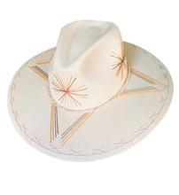 Load image into Gallery viewer, La Paz Hand Embroidered Palm Hat
