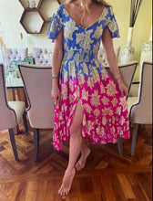 Load image into Gallery viewer, Metallic Rainbow Multicolor Short Sleeves Dress
