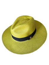 Load image into Gallery viewer, Del Mar Olive Green Straw Hat

