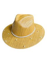 Load image into Gallery viewer, Pearls on Beije Hat
