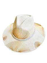 Load image into Gallery viewer, Metallic Golden Fan Hat
