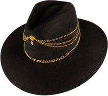 Load image into Gallery viewer, Mandala Black Suede Hat
