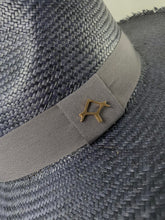 Load image into Gallery viewer, Del Mar Midnight Straw Hat
