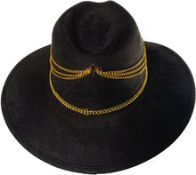 Load image into Gallery viewer, Mandala Black Suede Hat
