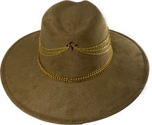 Load image into Gallery viewer, Mandala Taupe Suede hat
