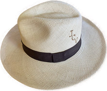 Load image into Gallery viewer, Custom Monogrammed Burnt Panama Hat
