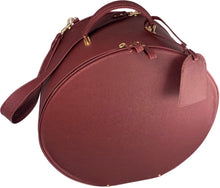 Load image into Gallery viewer, Valise a Chapeau- Burgundy Hat Case
