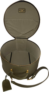 Valise a Chapeau- Olive Green Hat Case