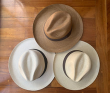 Load image into Gallery viewer, Custom Monogrammed Burnt Panama Hat
