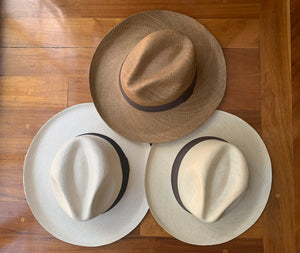 Custom Monogrammed Burnt Panama Hat