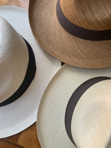 Custom Monogrammed Burnt Panama Hat