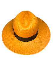 Load image into Gallery viewer, Del Mar Tropical Orange Straw Hat
