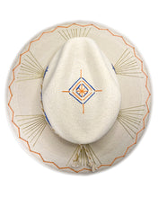 Load image into Gallery viewer, La Paz Hand Embroidered Palm Hat
