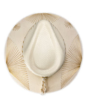 Load image into Gallery viewer, Metallic Golden Fan Hat
